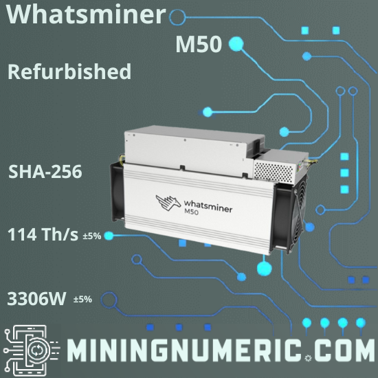 MicroBT Whatsminer M50 Refurbished